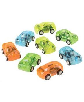 Transparent Pull Back Cars/8-Pc (Include 8 Units)