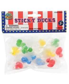 Mini Sticky Ducks (Include 12 Units)