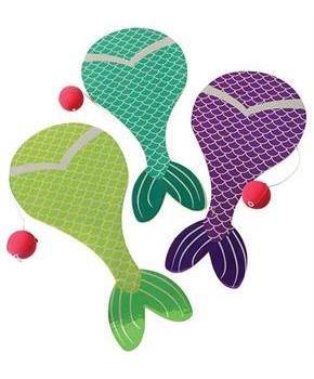MERMAID TAIL PADDLE BALLS (include 12 units)