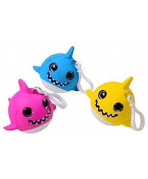 SQUISHY SHARK W/GLITTER EYES (include 12 units)