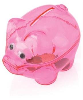 Pink Piggy Banks (Include 12 Units)