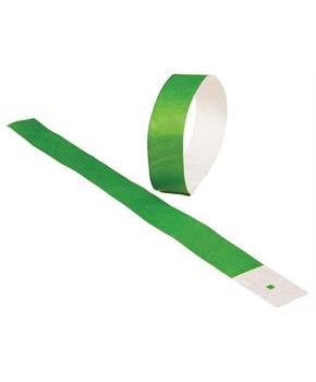 Adhesive Event Bands/Green 100-Pc (Include 100 Units)