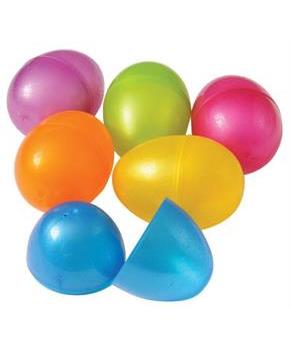 Plastic Eggs/3 1/2 Inch (Include 6 Units)