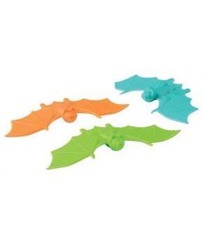 Halloween Plastic Bats/6-Pc (Include 6 Units)