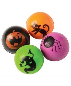 Halloween Bounce Balls 27Mm/8-Pc (Include 8 Units)
