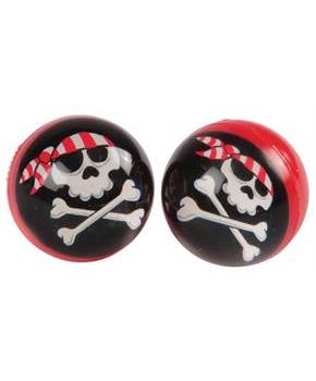 Pirate Bounce Balls/32Mm (Include 12 Units)