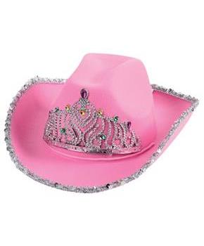 Pink Cowboy Hat W/Jewels (Include 1 Units)