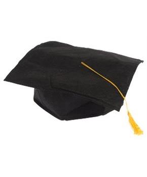 Black Graduation Caps (Include 12 Units)
