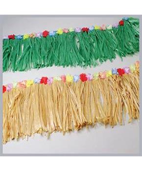 Fringe Decoration W/Flowers/Green (Include 1 Units)