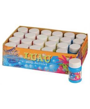Luau Mini Bubbles/24-Bx (Include 24 Units)