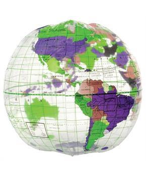 Clear Globe Inflate/16 In/12 In Diam (Include 1 Units)