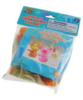 Farm Animal Hug Me Inflates (Include 12 Units)