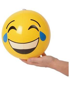 Emoji Inflatable Balls/12 In (Include 12 Units)