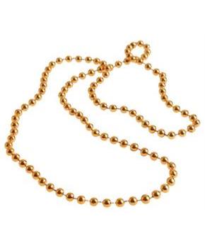 Metallic Bead Necklaces/Orange (Include 12 Units)