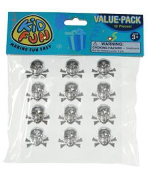 Metallic Skull Rings (Include 12 Units)