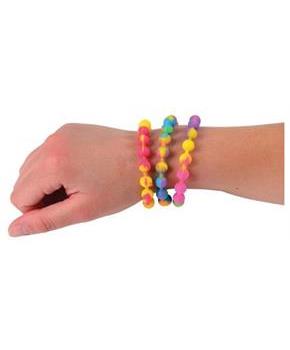 Silicone Bead Bracelets (Include 12 Units)