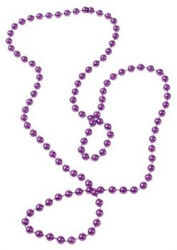Met Purple Beads/12/4-Pk Hang Tag (Include 12 Units)