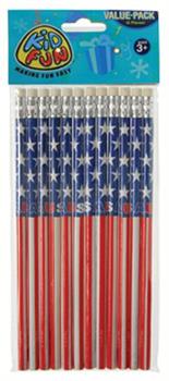 Patriotic Pencils (Include 12 Units)