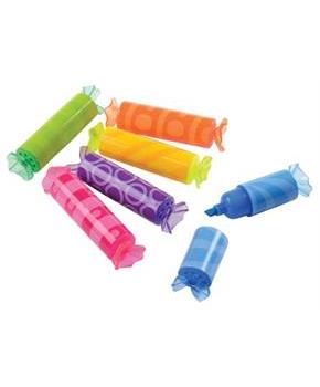 Wrapped Candy Highlighters (Include 12 Units)