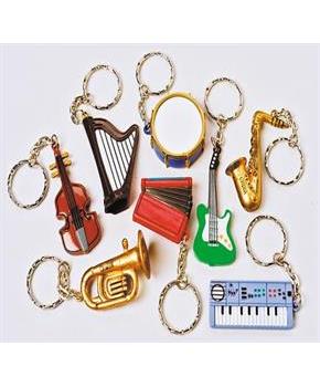Musical Instrument Keychains (Include 12 Units)