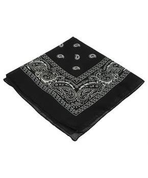 Bandanas/Black (Include 12 Units)