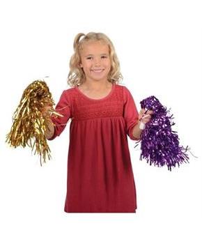 Metalic Pompoms/Assorted (Include 12 Units)