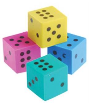 Dice Erasers (Include 144 Units)
