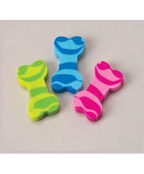 Dog Bone Erasers/36-Bx (Include 36 Units)