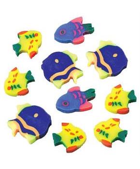 Mini Fish Erasers (Include 144 Units)