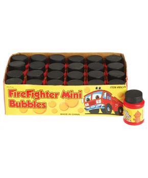 Firefighter Mini Bubbles/24-Bx (Include 24 Units)
