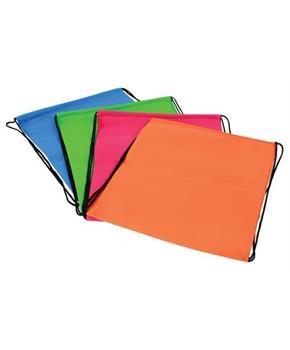 Neon Drawstring Backpacks (Include 12 Units)