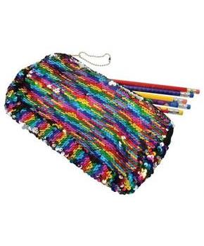 Rainbow Sequins Pencil Case (Include 1 Units)