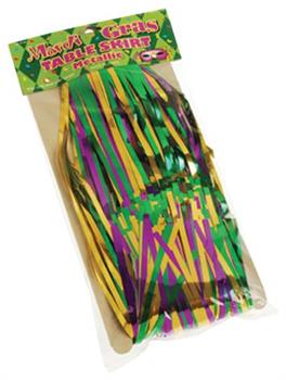 Metallic Table Skirt/Mardi Gras (Include 1 Units)