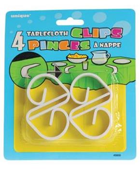 Table Cloth Clips/4-Se (Include 4 Units)