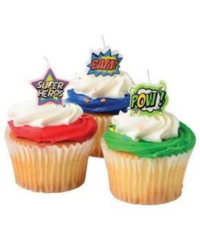 Superhero Candle Set/6-Pc (Include 6 Units)