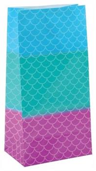 Mermaid Paper Bags (Include 12 Units)