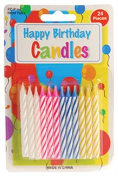 Birthday Candles/24-St (Include 12 Units)