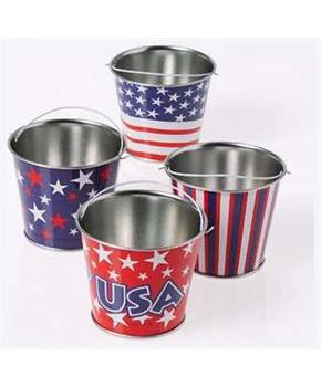 Mini Patriotic Buckets (Include 12 Units)
