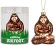 Enlightened Bigfoot Hand-Blown Glass Holiday Ornament