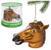 Creepy Horse Head 4.5" Glass Holiday Ornament