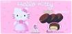 Hello Kitty Lotte Pie Chocolate Covered Cookies | 5.92 Ounce Pack