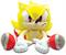 Sonic The Hedgehog Super Sonic 18 Inch Plush Backpack