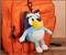 Bluey 8 Inch Zipper Plush with Backpack Clip