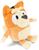 Bluey Bingo 8 Inch Zipper Plush with Backpack Clip
