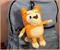 Bluey Bingo 8 Inch Zipper Plush with Backpack Clip