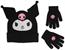 Sanrio Kuromi Knit Beanie and Gloves 2 Piece Set