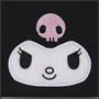 Sanrio Kuromi Knit Beanie and Gloves 2 Piece Set