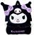 Sanrio Kuromi 16 Inch Embroidered Plush Backpack