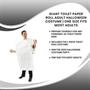 Giant Toilet Paper Roll Adult Halloween Costume | One Size Fits Most Adults