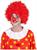 Red Afro Adult Costume Wig